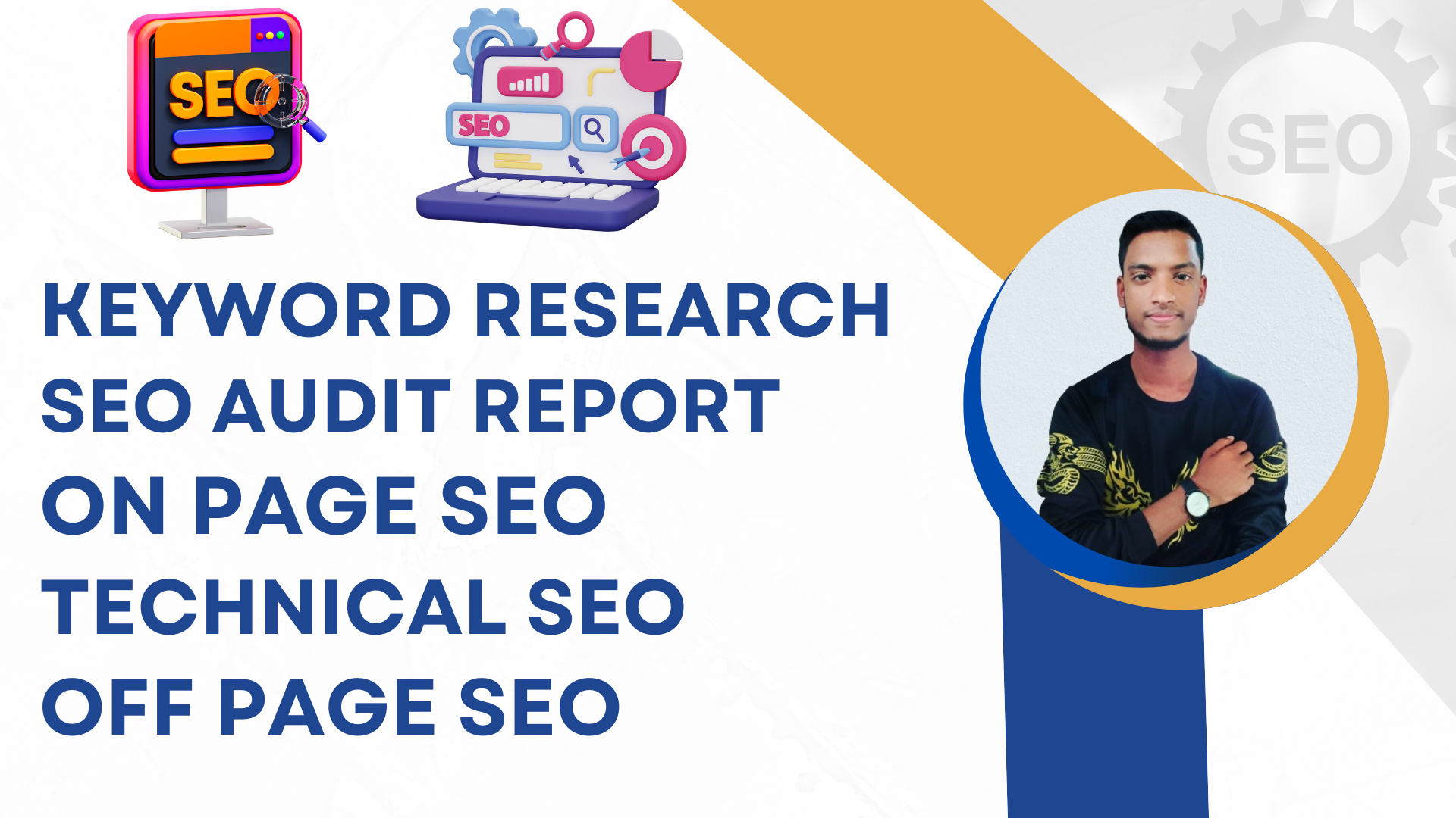 I will do keyword research, audit,on page, off page, technical SEO monthly