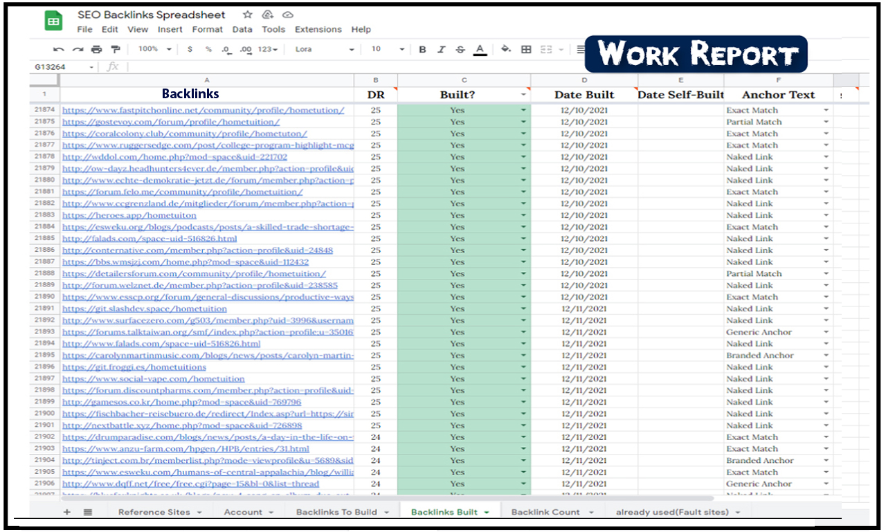 I will create High Quality dofollow SEO Backlinks, link building for google ranking