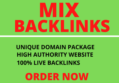 I will provide 80 HQ high DA DR contextual mix backlinks