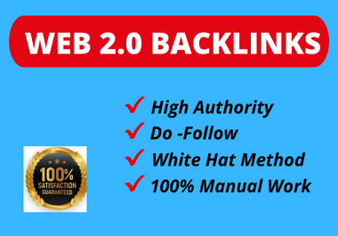 I will provide 50 web 2 0 backlinks in high authority sites