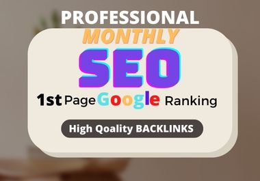 I will do monthly off page SEO service with high qual...