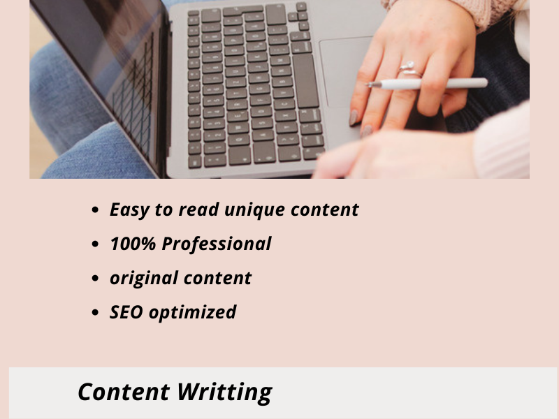 I will write 500 words+100% Original and Unique content