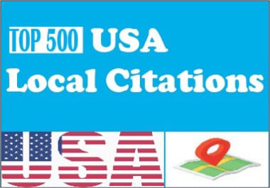 I will do 500 Live USA Local Citations to rank higher in google maps and local seo