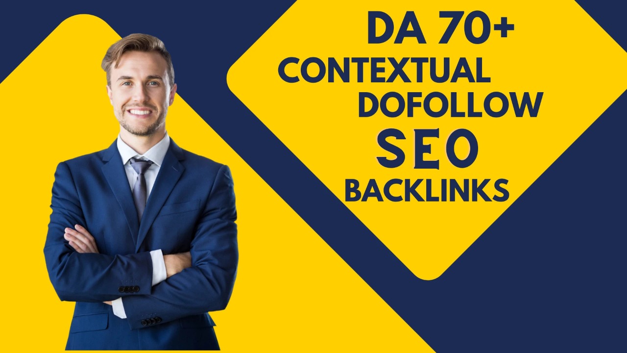 I will create high quality da contextual dofollow backlinks manual SEO link building