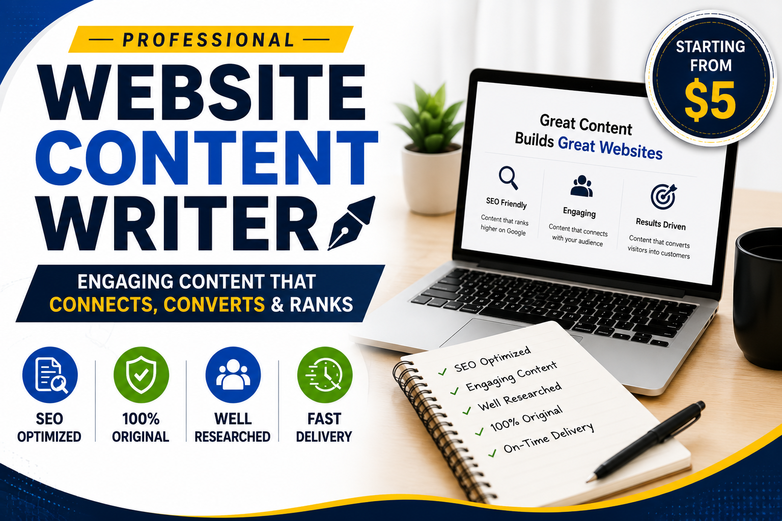 I Will Write Website Content for Businesses