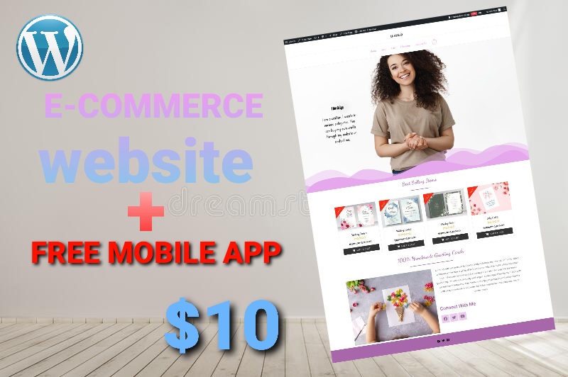 I will create ecommerce website using woocommerce online store