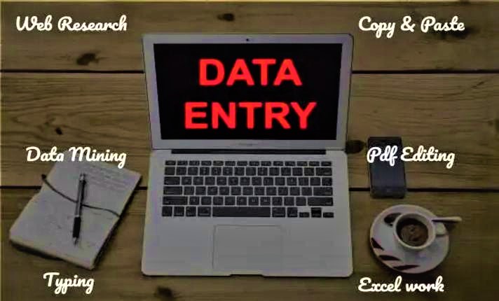 I will do data entry, data collection, web research, typing work