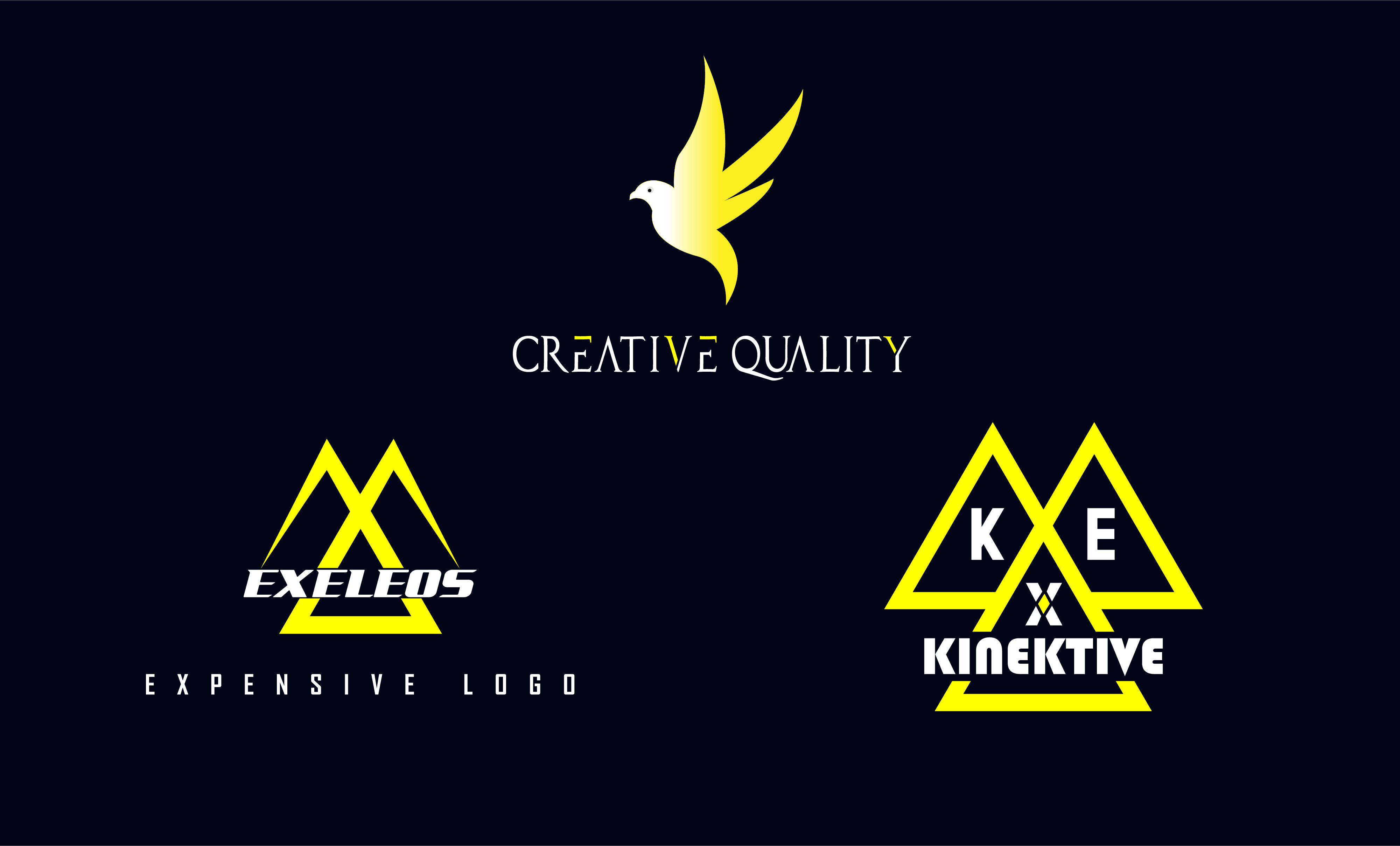 I will do 3 creative modern minimalist logo design