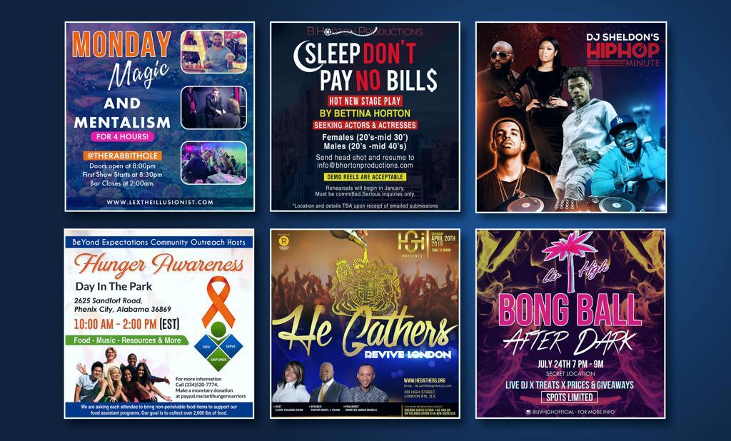 I will design awesome and perfect flyer poster and brochure 