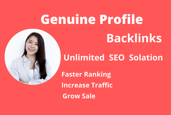 I will create 20 SEO profile backlinks , link building for website 