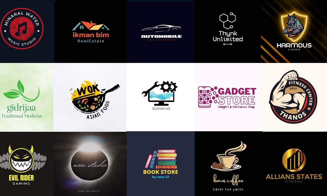 100 logo design gaming and business logos in 24 hours