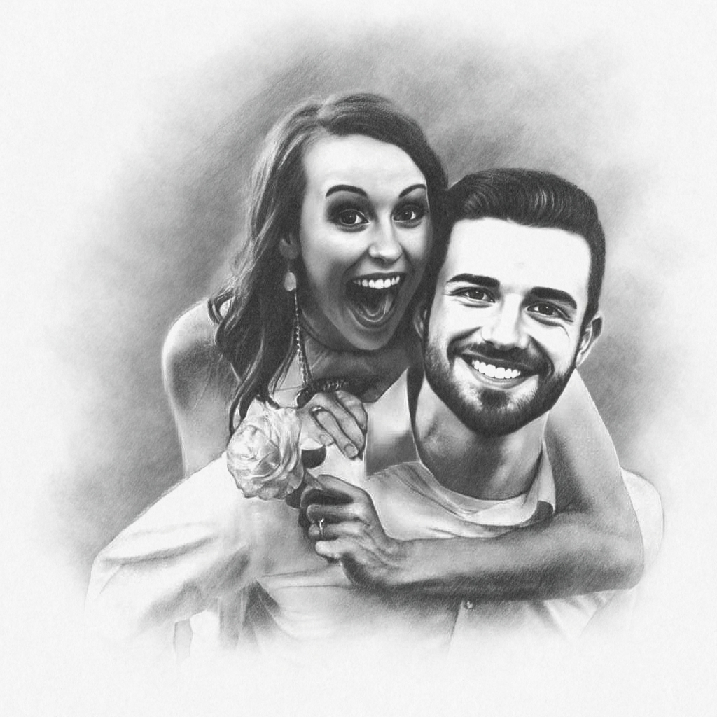 Turn your photo into digital pencil sketch within 1 hour