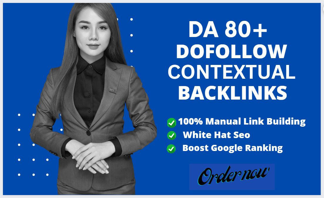 I Will Create high authority 100 dofollow backlinks o...