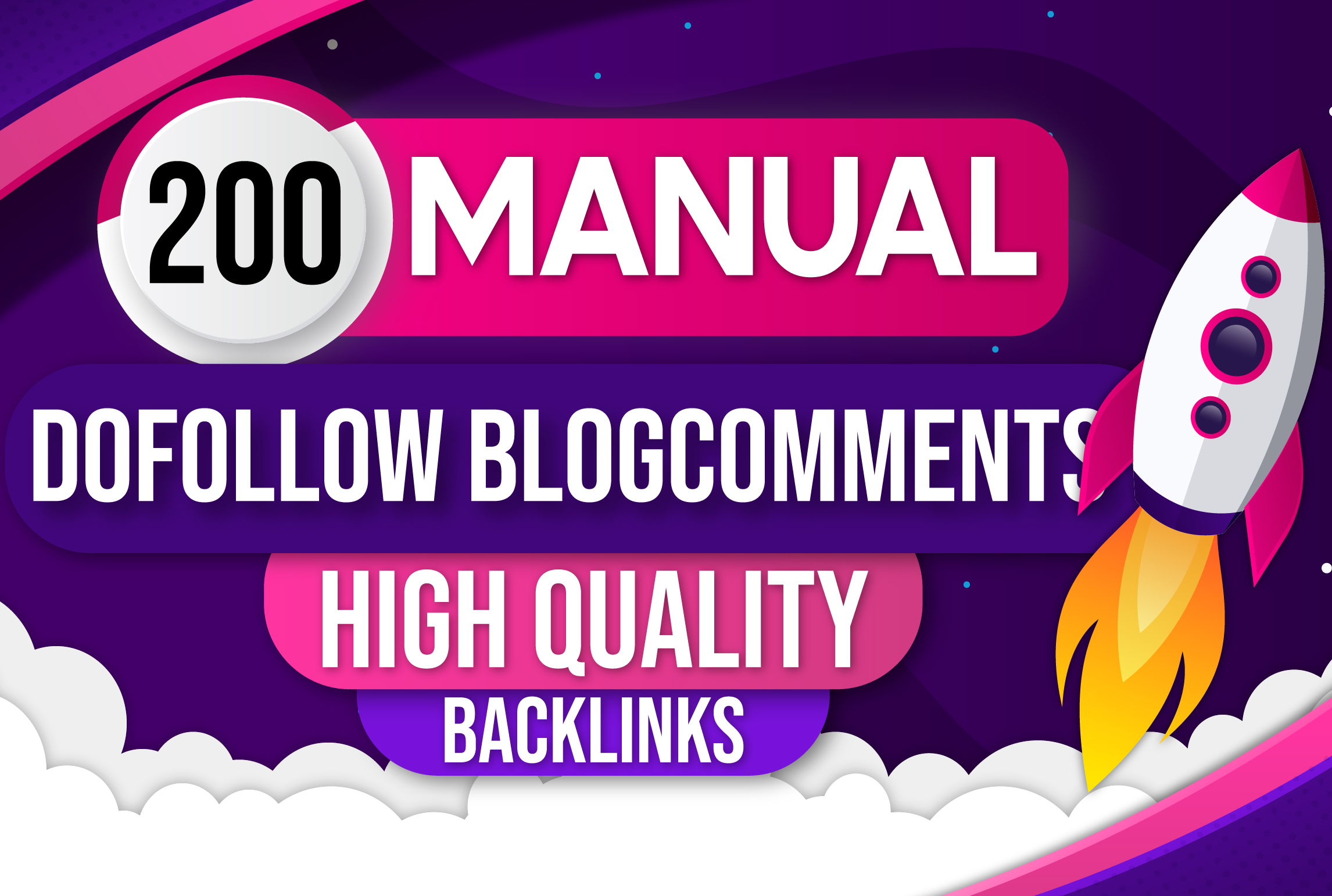 I Will Provide 200 Blog Comments Dofollow Links Low OBL High Da Pa