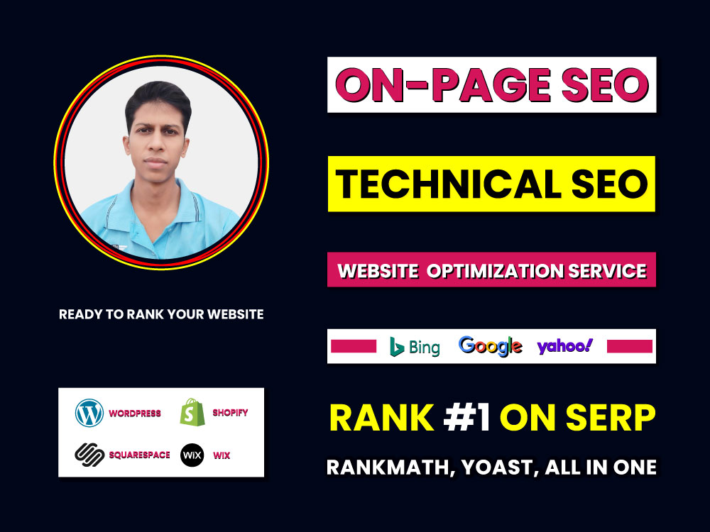 I will do on page search engine optimization and fix technical errors with my SEO service