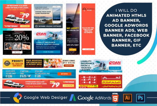 I Will do html5 ads banner for you 