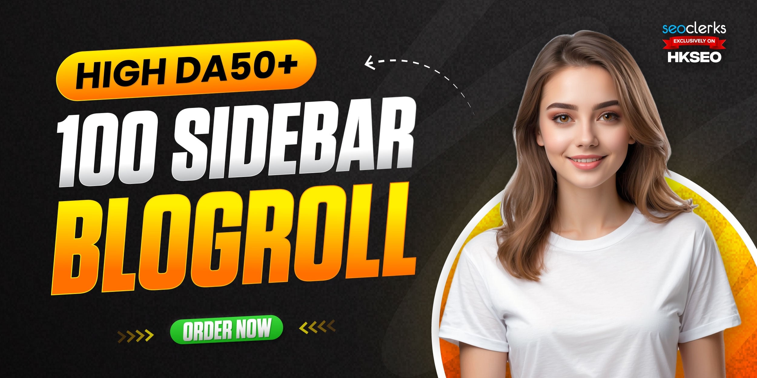 Get 100 Powerfull backlink DA50+ Sidebar/Blogroll/Foo...