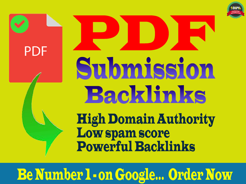 PDF Submission / PDF File Share on high DA & PA website. 30 Permanent Backlinks