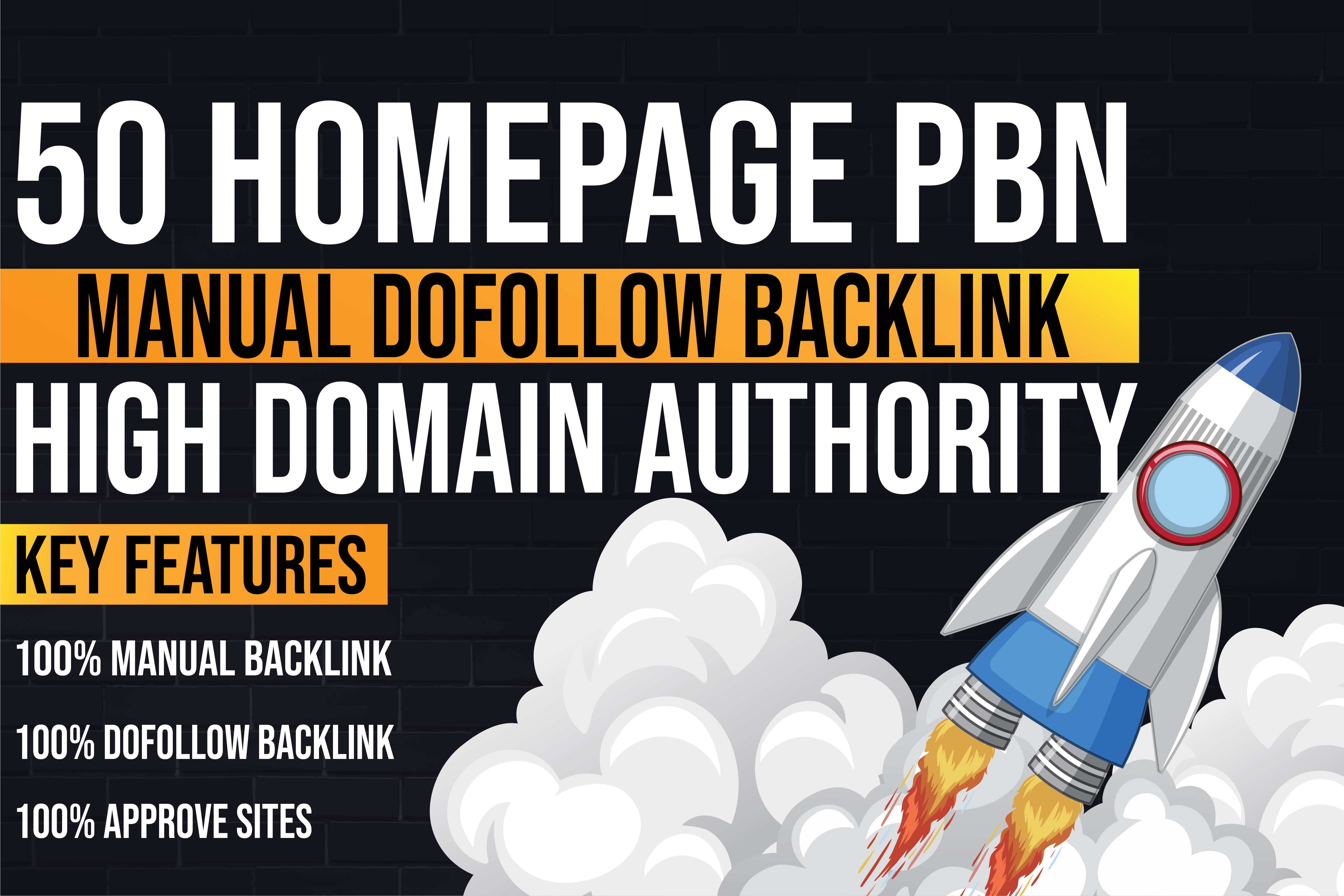 Build 50 PBN on DA 70 to 50 Permanent Do Follow Homepage SEO Backlinks Boost Your Rank