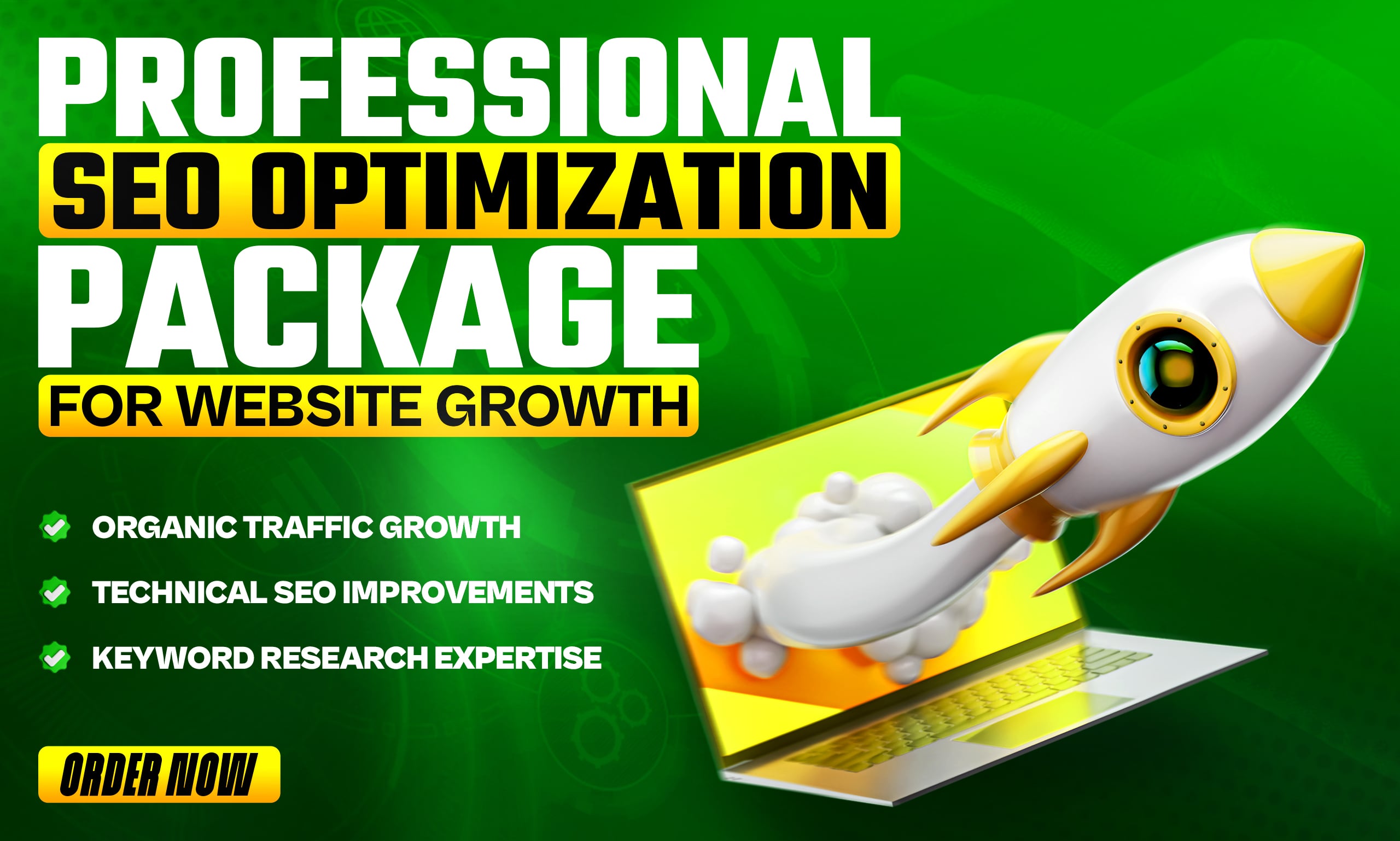 Professional SEO Optimization Package for Website Growth 