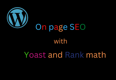 I will do complete wordpress on page SEO by yoast and...