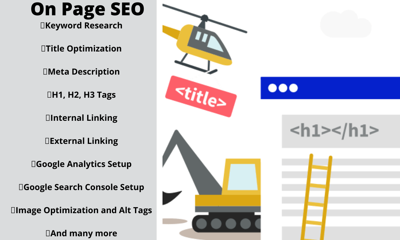I Will Do On-Page SEO For Your Website To Rank On Google
