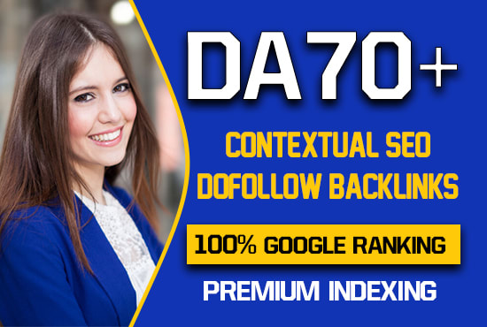100+ high quality contextual SEO dofollow backlinks