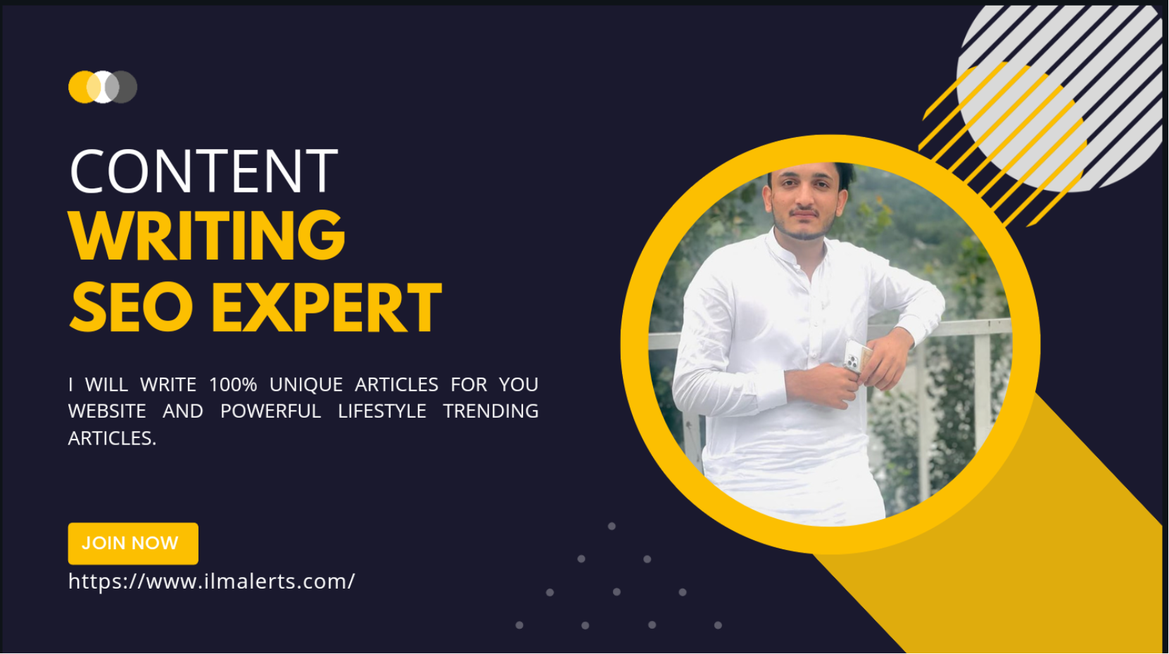 I will write 100% unique articles for your websites.