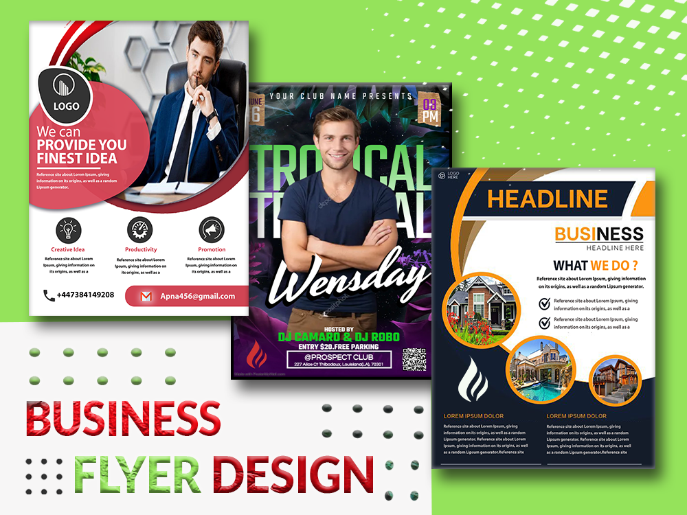 I will design professional flyer or brochure for your business