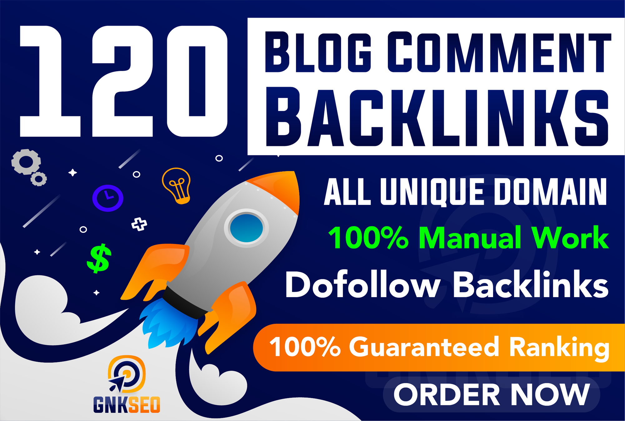 120 Unique Domains High DA PA Dofollow Blog Comments Backlinks