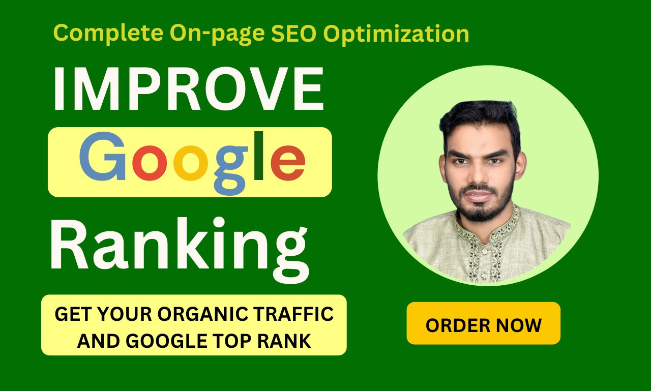 I will Complete Onpage SEO Optimization service for Google Ranking