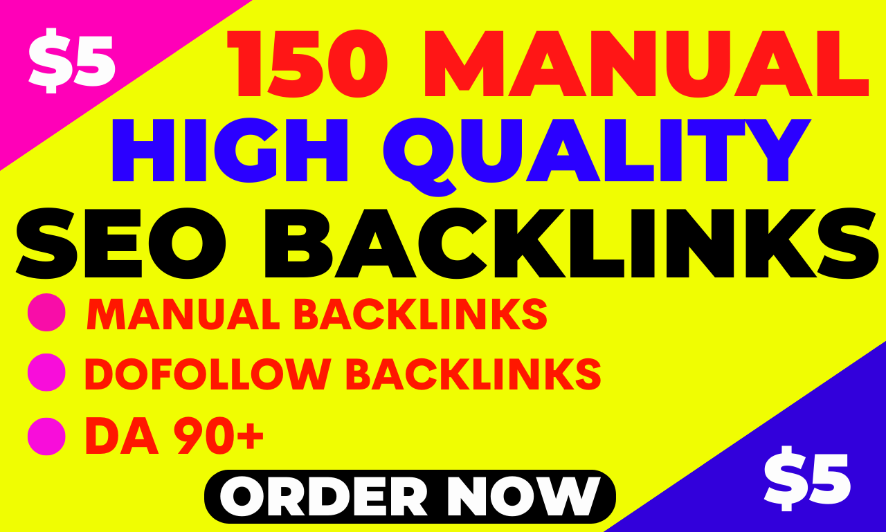 I will do high quality dofollow SEO backlinks high da...