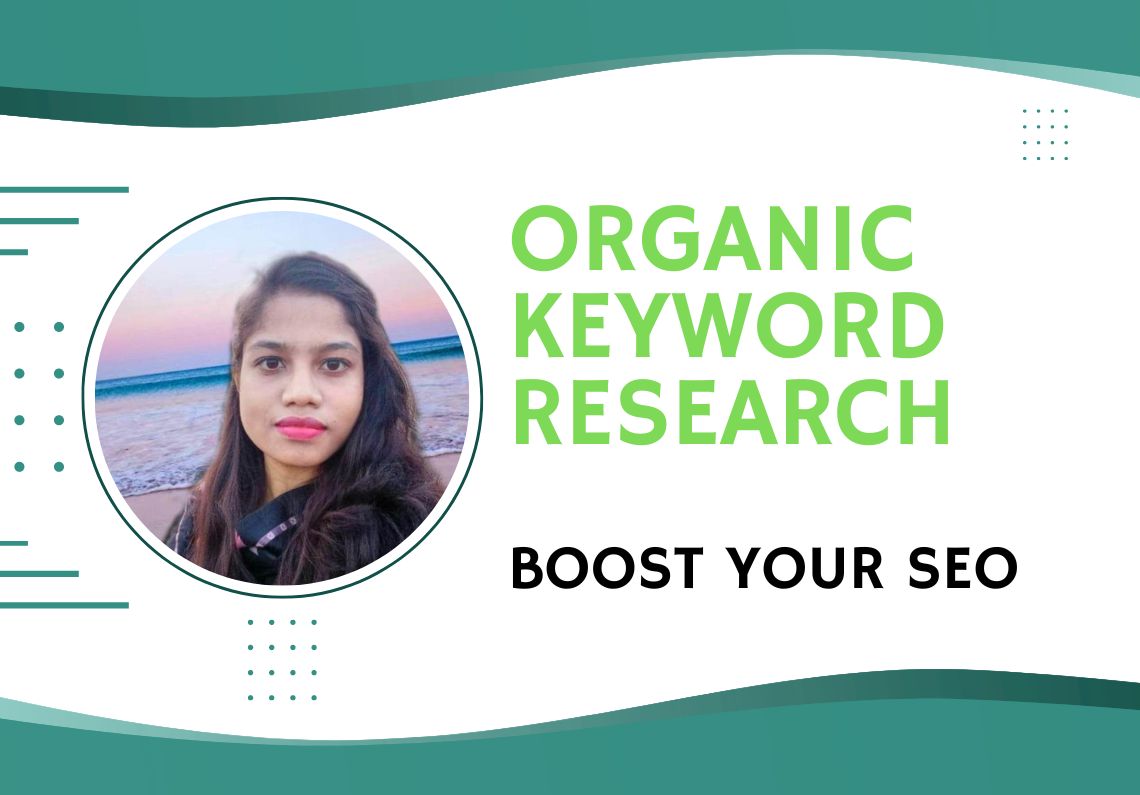 I will do organic keyword research for google ranking...