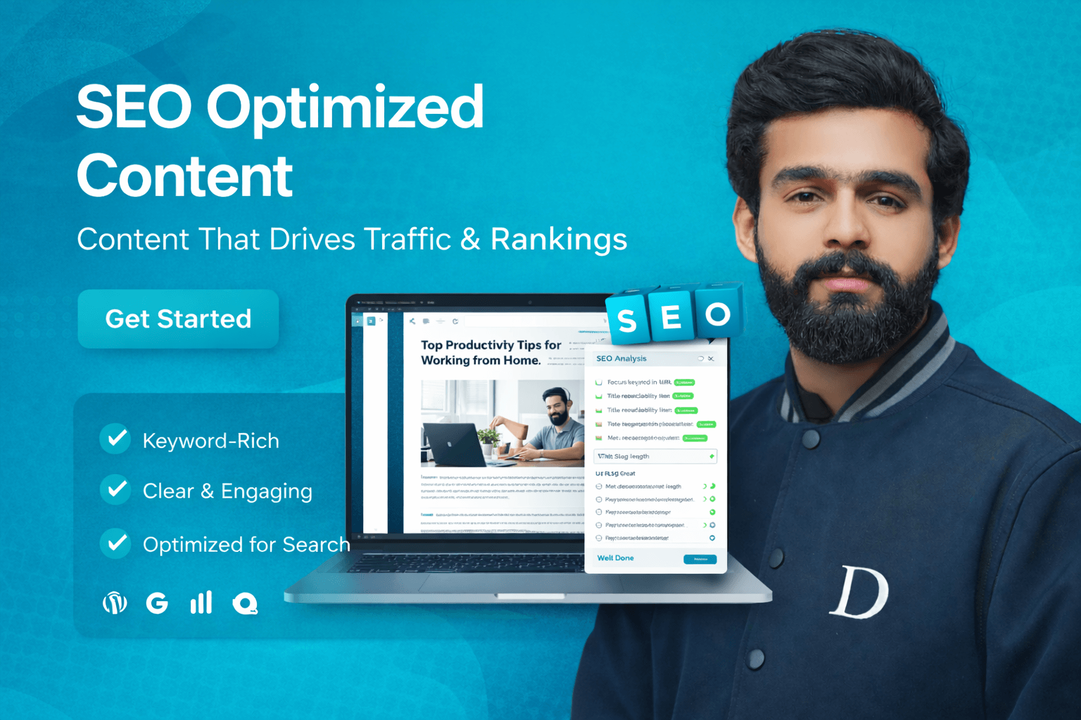 I'll write SEO Optimize Content and keywords Research for you. (1000 words)