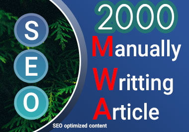 I will do 2000 SEO article writing in 24hours