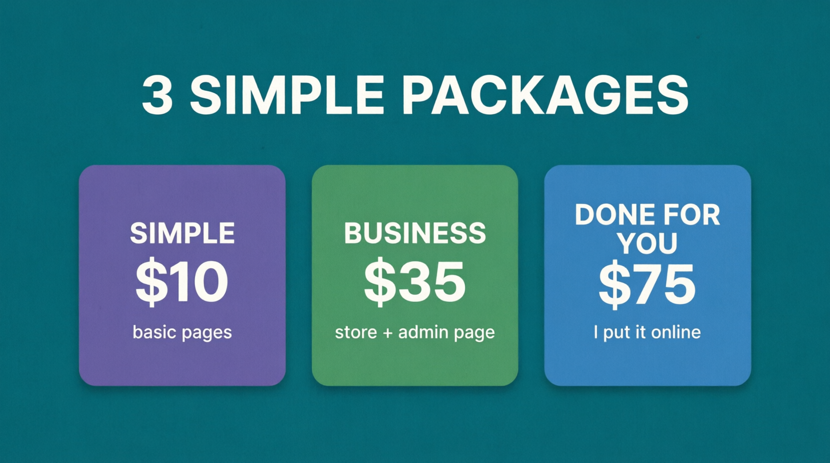 I will build a modern business website or online store that also that works on phones