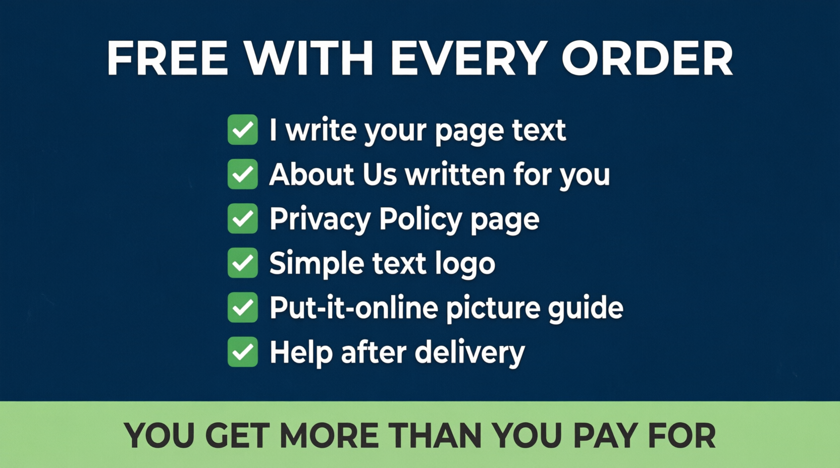 I will build a modern business website or online store that also that works on phones