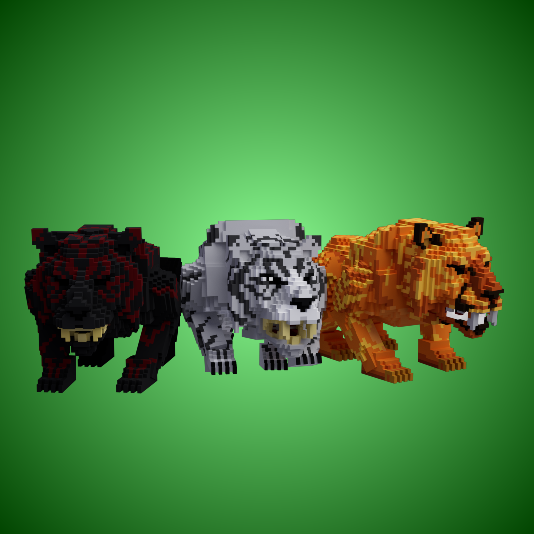 I will do a custom 3d voxel character or avatar for the sandbox game