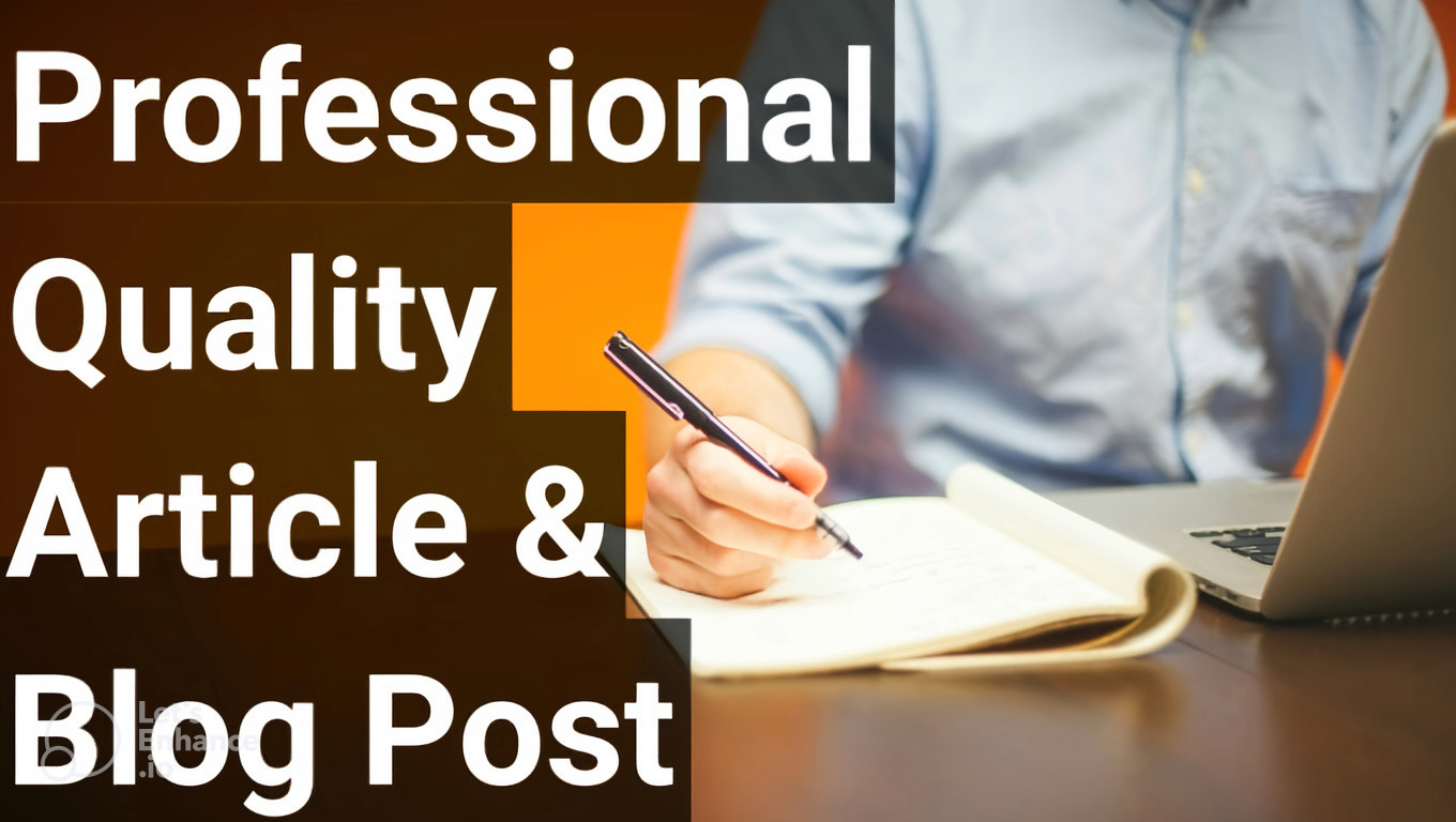 I will write professional and engaging seo optimized blogs