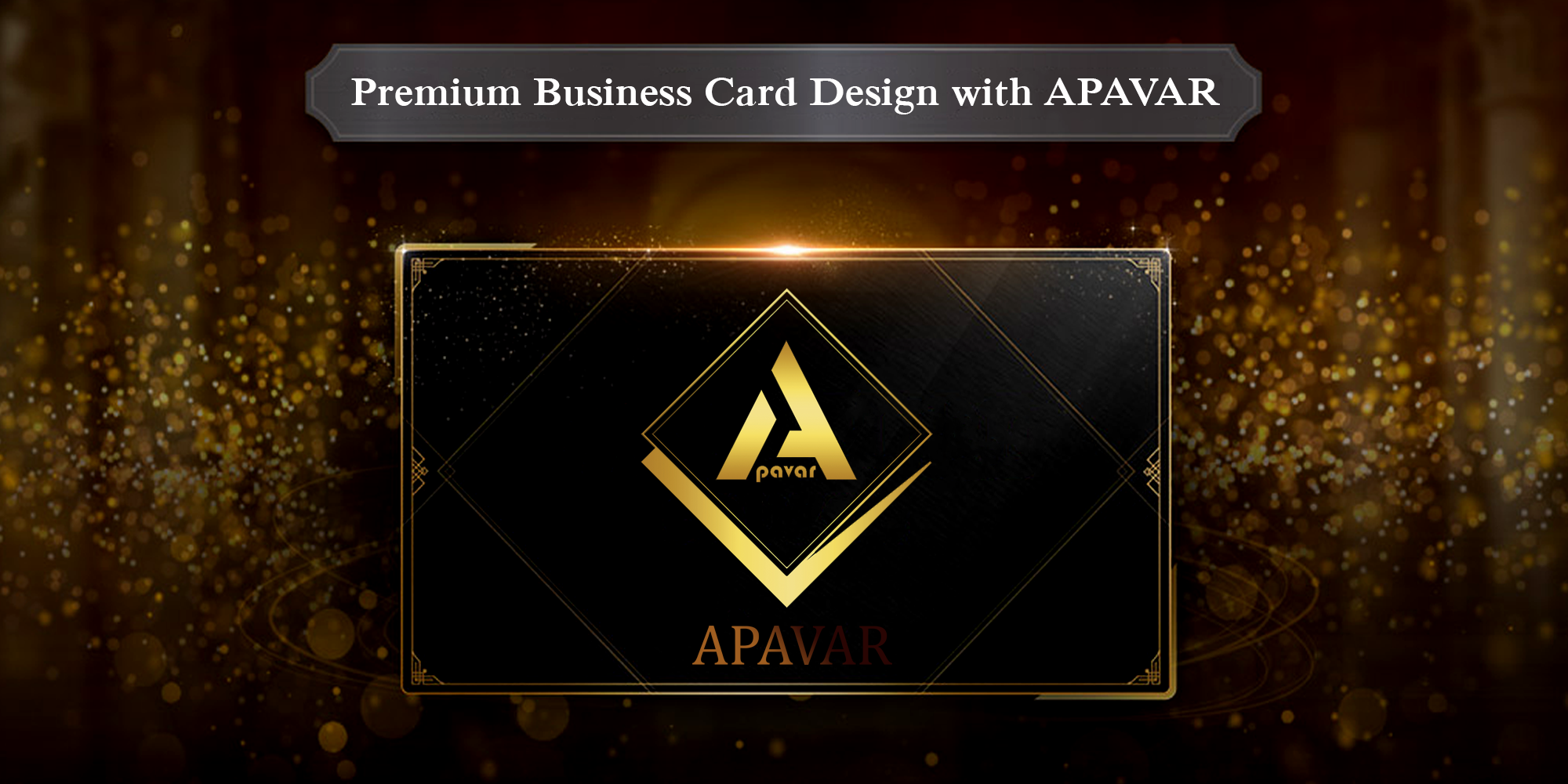 Premium Business Card Design with APAVAR
