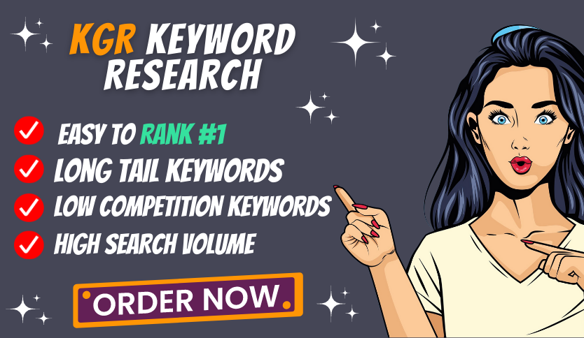 I will do the best kgr keyword research