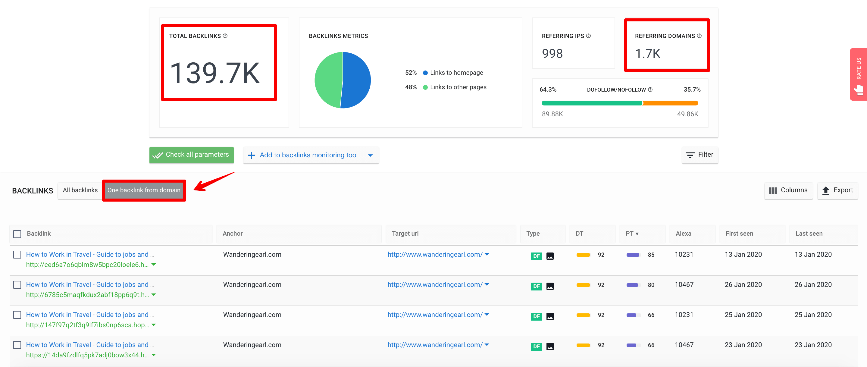 I will create Referring domains SEO Backlinks for website ranking