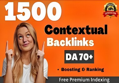 Rank your site fast with Da 70+ Contextual Dofollow Manual Backlinks, All Niches Accepted
