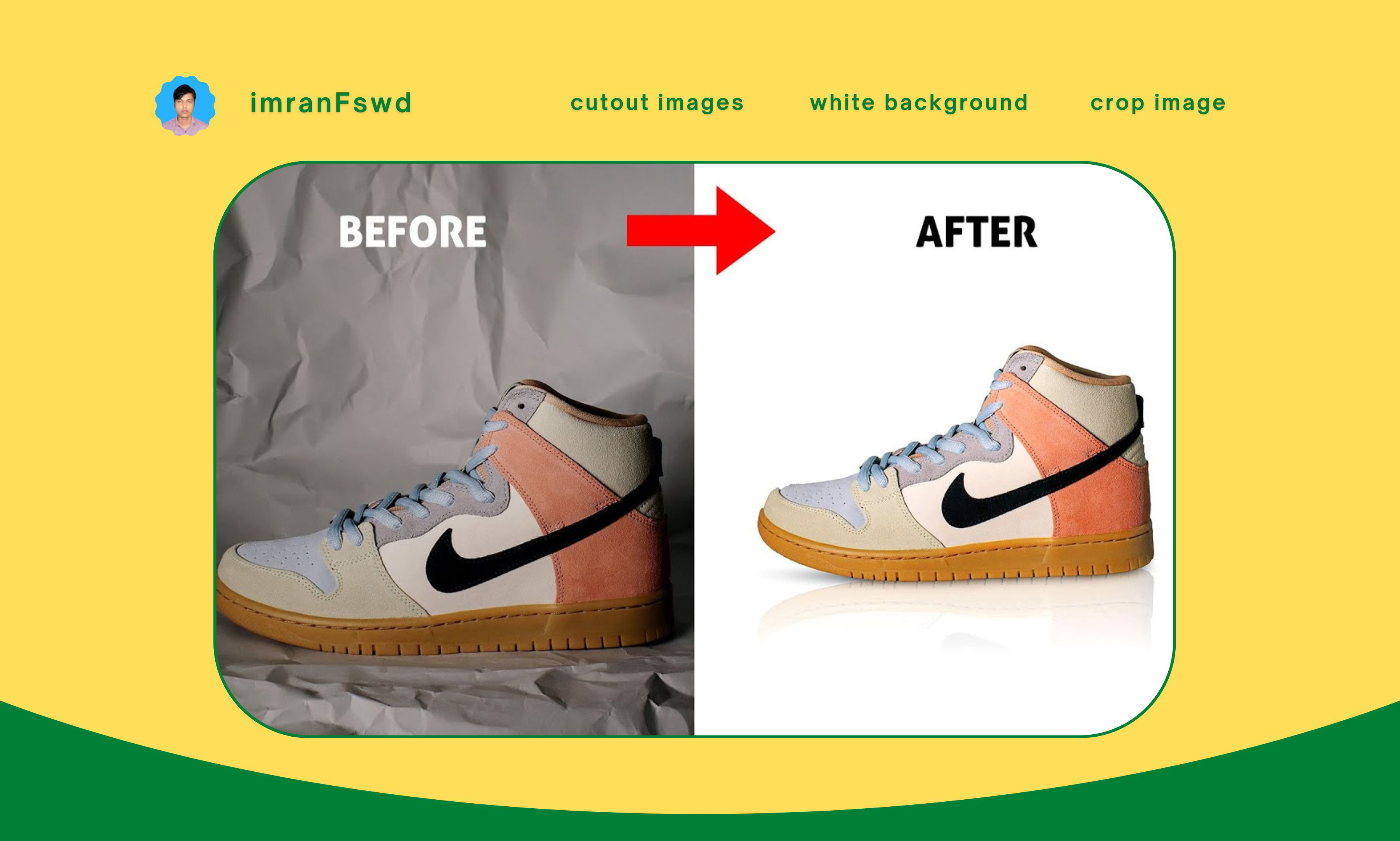 I Will Do Photo Background Removal, Crop Image, Cutout Images And Clipping Mask Or Path
