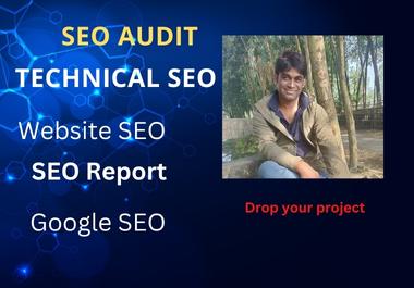 I will do SEO audit on your website and complete the ...