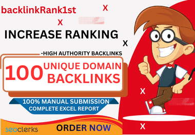 Elite MANUALLY Do 100 High-Authority Backlinks DA100 ...