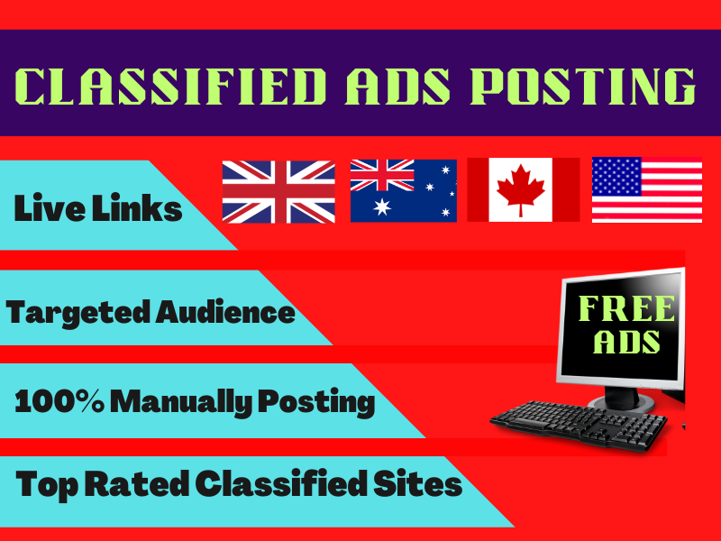 Post your ads on 15 top classified sites to increase sales for your product
