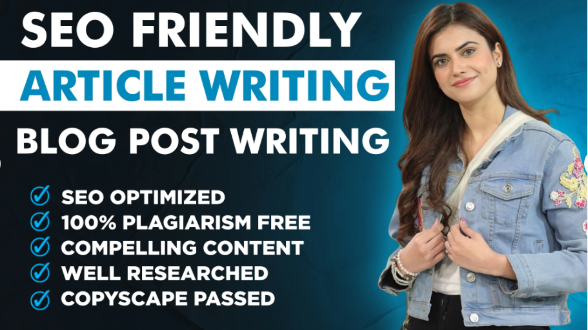 I will write 5 articles with 1500 words with SEO Optimization 