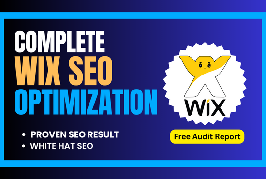 I will do complete Wix SEO optimization service for google ranking