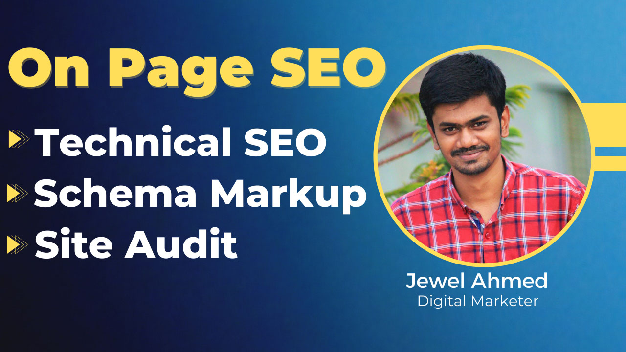 I will do on-page SEO and technical optimization service for your website